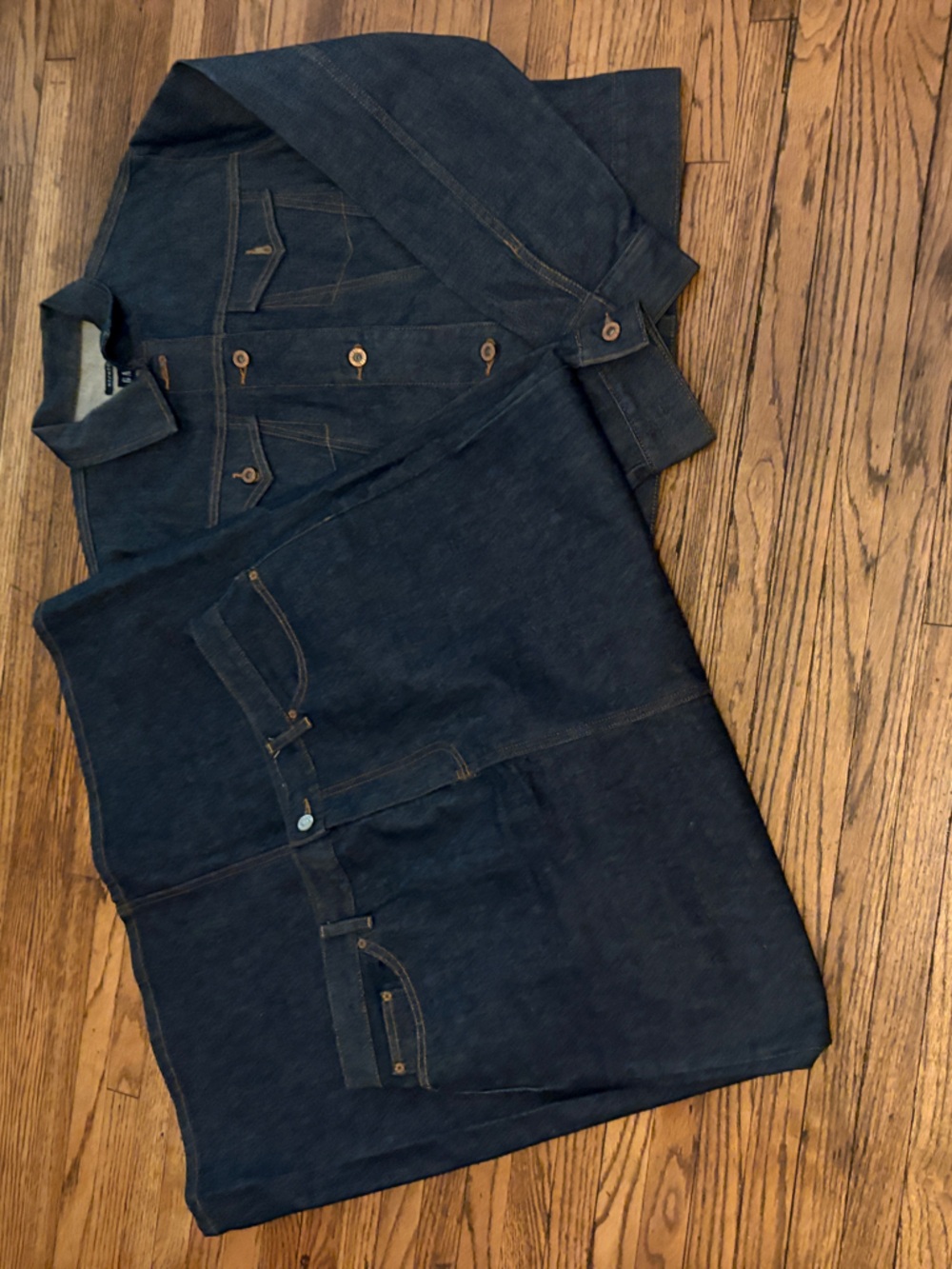 GAP Dark Blue Denim Skirt Set